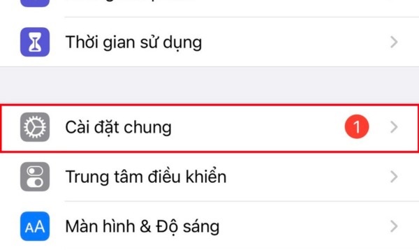 Xóa danh bạ trên iPhone bằng cách khôi phục lại cài đặt gốc bước 1